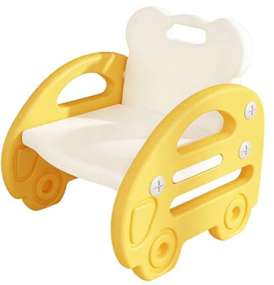 Kinderstuhl,Stabiler tragbarer süßer Sitz | Kinderstuhl für Vorschulkinder mit Rückenlehne,für Kita, Kindergarten, Schlafzimmer, Spielzimmer, Garten, Camping, Essen, Lernen