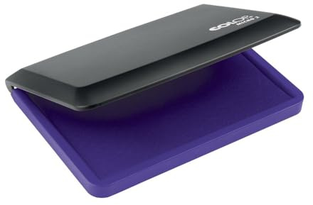 COLOP Stempelkissen Micro 2 I Violet I 110 x 70 mm mit Filzeinlage für saubere Farbabgabe I dokumentenechte Tinte nach ISO 14145-2 I robustes Stempelkissen I ideal für Bürobedarf | Filzeinlage für saubere Farbabgabe | Dokumentenechte Tinte | zertifiziert nach ISO 14145-2 | ideal für den Bürobedarf