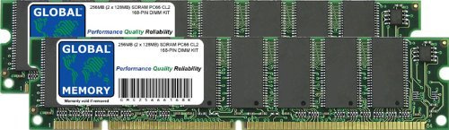 256MB (2 x 128MB) PC66 66MHz 168-PIN SDRAM DIMM MINNE RAM KIT FÖR POWERMAC G3
