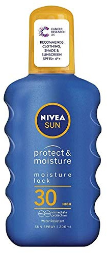 6 x NIVEA SUN® Moisturising Sun Spray SPF30 High 200ml