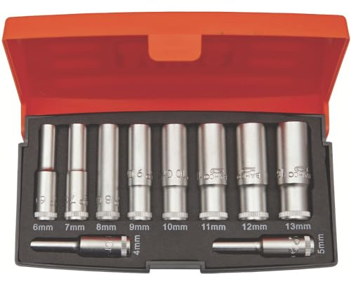 Bahco S0810L - Sg60 Socket Set 1/4 Deep