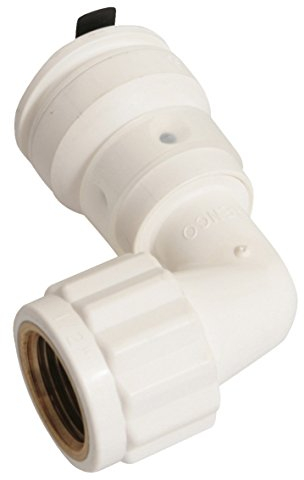 Alu-Verbundrohr Steckfitting Vision, Bogen 90°, 16 mm x 1/2 IG