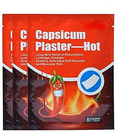 Queenie® Capsicum Plaster Paste Release Relief Relaxing 24Pcs / 3Bags