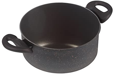 BALLARINI Casseruola con rivestimento antiaderente, Con 2 manici, Adatta per induzione, Diametro 20 cm, Nero, Ravenna