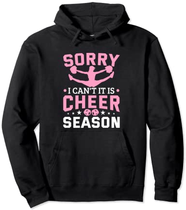 Cheerleader Ich kann nicht Es ist Cheer Season Cheerleading Pullover Hoodie