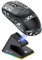 ATTACK SHARK X6 Ratón Superlight de 49 g con Base de Carga magnética, Sensor de Juegos PixArt PAW3395, ratón para Juegos inalámbrico/con Cable BT/2.4G con Cinta, 26000 dpi, Ratones de (Negro)