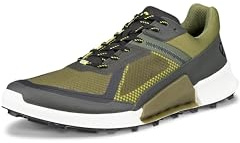 ECCO Mens Biom 2.1 X Mountain Textile Peat Acorn Lime Punch Trainers 12-12.5 UK