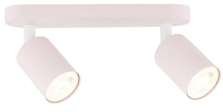 Licht-Erlebnisse Deckenspot Kinderzimmer Rosa L: 35 cm klein schwenkbar Metall GU10 JASON Deckenlampe Kinderzimmerleuchte