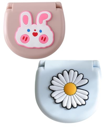KGDUYC 2 PCS teiliges Mini Nähprojekt Set, Tragbares Reise Näh Reparatur Zubehör mit niedlichem herzförmigem Faltbarem Koffer für Zuhause Reisende, Braut, Notfälle, Anfänger, DIY Werkzeugzubehör