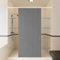 Haoyunll Cortina de Ducha de Tela Plegable Magnética Antimoho Impermeable para Ducha A RAS de Suelo, Cortinas de Ducha Plisadas Lavables, 220g/m², Gris, 80x180cm