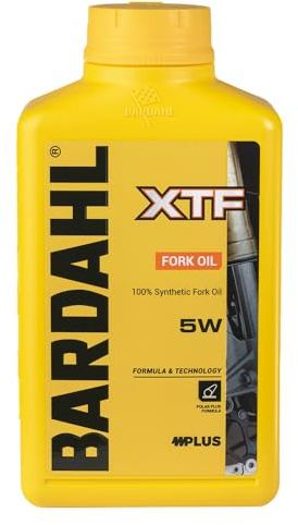 Bardahl - XTF FORK SAE 5W - Olio per Forcelle e Ammortizzatori Moto, Lubrificante Adatto alle Basse Temperature, Antiruggine, 1 L