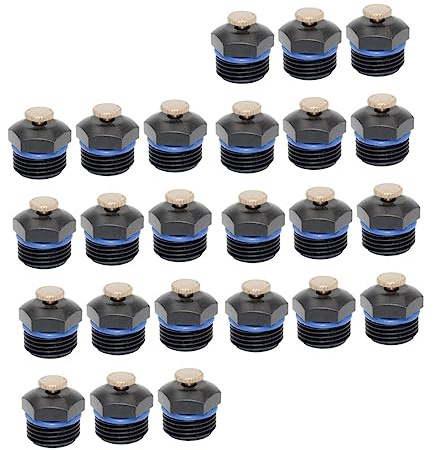 TOBBOMEY 24piezas Sistema De Riego Profesional Cabezales Ajustables para Césped Difusor De Agua Aspersores Pequeños