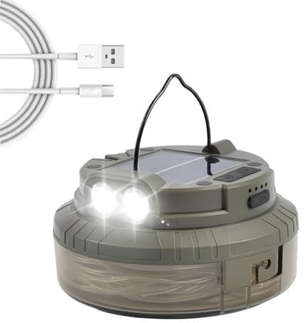 Luces de camping de cuerda | Luces LED para camping | Recargables 20
