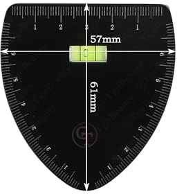 Règle réutilisable pour le dessin des sourcils, outil de microblading rapide et précis, guide de dessin pour maquillage permanent des sourcils, en alliage d'aluminium (C)