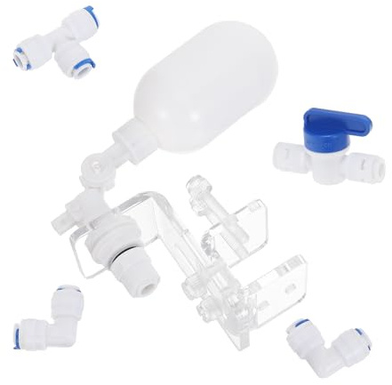 Hemobllo Vanne à Flotteur Automatique pour Aquarium avec Installation Rapide en Plastique 13x13x4cm, Contrôle Automatique du Niveau D'eau pour Gestion Facile de L'eau