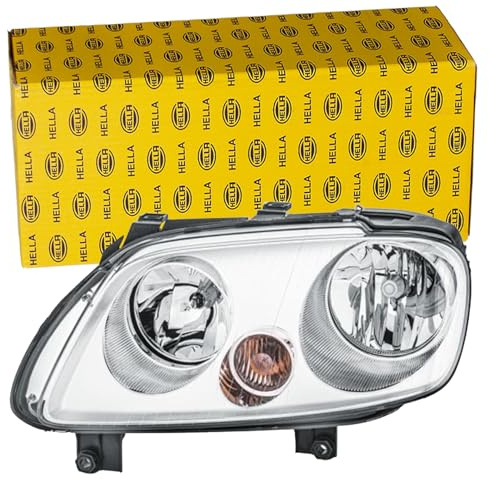HELLA 1EE 010 203-011 Scheinwerfer - VW Touran (1T1, 1T2) - chrom - ECE