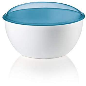 Guzzini Biscottiera Gocce, Blu Marino, 23 x h13 cm