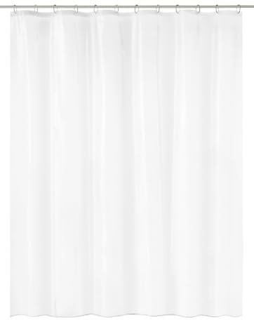 Kleine Wolke Duschvorhang PEVA CLARO Clear 180 x 200 cm | PVC-frei, absolut wasserdicht, verstärkte Lochleiste, aus PEVA