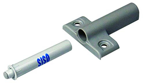 2 UMAXO Softclose Türdämpfer für Möbel mit Adapter zum Aufschrauben - Möbeldämpfer, Soft-Close, Dämpfer, Anschlagdämpfer für Küchenschrank oder Schrank zum Nachrüsten (Kreuzadapter)