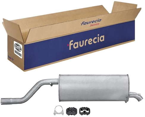 HELLA 8LD 366 031-501 Endschalldämpfer - Easy2Fit® Kit - hinten - einteilig | Kompatibel mit: OPEL CORSA D