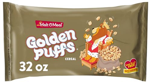 Malt-O-Meal Golden Puffs Breakfast Cereal, 32 oz Bag