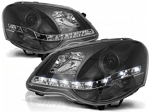 Tuning-Tec Led Scheinwerfer Set in schwarz für VW Polo 9N3 04.2005-2009