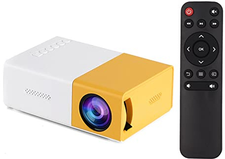 Proiettore Irfora 400 lumen Mini proiettore LED portatile HD/AV/USB/audio home cinema con altoparlante integrato e supporto remoto interfaccia 3,5 mm