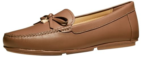 Michael Kors Women's Juliette Moc, Luggage, 7.5