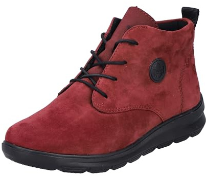 Rieker Bottes à lacets Z0022 pour femme, rouge, 37 EU, rouge, 37 EU