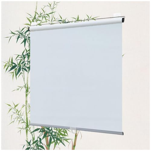 DLLY Verdunkelungsrollos, Verdunkelungsvorhänge Für Fenster, Thermo-rollos Ohne Bohren, Fensterrollo Jalousien, Sonnenschutzrollos Für Schlafzimmer/Bad/büro,white-120x125cm/47 * 49in