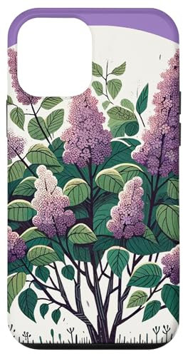 Custodia per iPhone 12 mini Fiori Lilla Fiore Lilla Cespuglio Fiori lilla