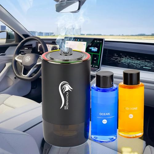 Auto Duft Lufterfrischer/Innenraum Duftspender Automatisch – für Auto, Büro, Zuhause und Sport – Autoduft gegen Gerüche – Diffusor für ätherische Ölen – COLOGNE/OCEAN