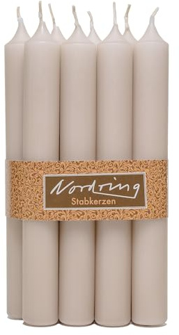 Nordring 8 Stabkerzen 2,2 x 18 cm sahara