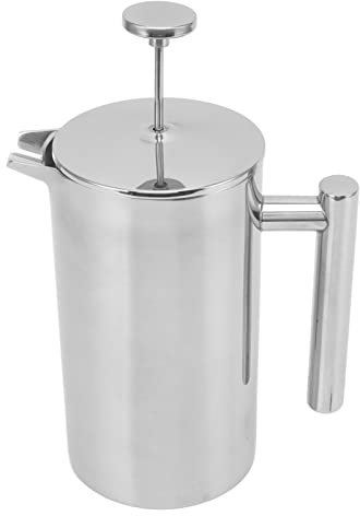 Focket Cafetière à Presse Française, Lavable au Lave-vaisselle, Presse à café Française de Grande capacité, Structure Robuste, Double Paroi pour la Maison (350ML)