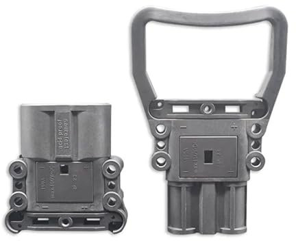 EWWFGUR Connecteur d'alimentation de Chariot élévateur 80A/160A/320A Rema Connecteurs de Batterie 150V Prise Industrielle de Charge for transpalettes électriques 1 pièces(80A Male and Female)