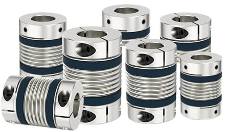 Wellenkupplung LB D20L30/34 Faltenbalg Flexible Motorkupplung CNC-Aluminium Hochelastisches Universalgelenk 3D-Drucker Kardan(LB-B-D20L34-4X10)