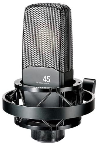 Knoruley Micrófono de Grabación Profesional con Soporte Antivibración y Filtro para Grabación de Voz, Podcasting, Radio, Estudio, Micrófono de Condensador