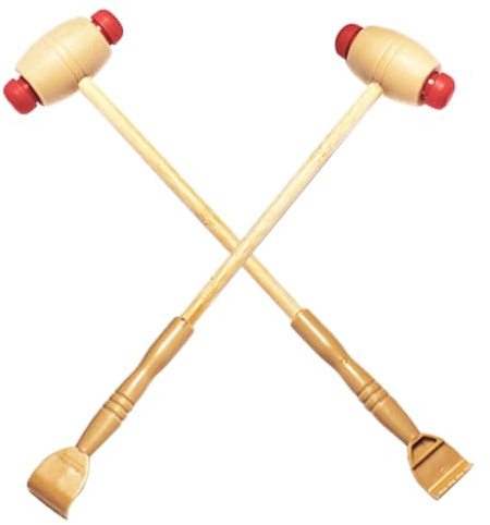 FOYTOKI Masajeadores de Espalda Manuales de Madera 2piezas para Mejorar Músculos y Ejercicio en Casa, Ideales para Masaje de Hombros y Calentamientos