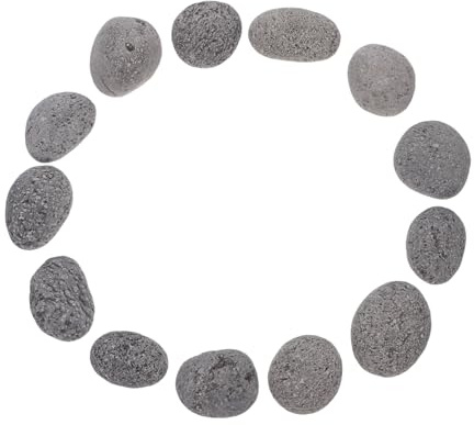 Gatuida Pietre Laviche Vulcaniche per Fire Pit Rocce Decorative Riutilizzabili per Giardino Pietre per Barbecue Gas Uso Interno ed Esterno