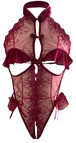 Gyaimxfu Perizoma Aperto sul Fondo Donna Rete Slip Donna Hot con Buco Taglia Forti Tanga Hot Leggero Elasticizzato Vita Bassa Senza Cuciture Mutande comodità Brasiliana Curvy Slip Intimo