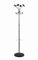 Alba Chromy Hat and Coat Stand Tubular Steel with Umbrella Holder 6 Hooks 6 Pegs H1790mm Ref PMCLAS, Silver