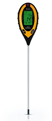 X4-LIFE 4in1 Bodenmessgerät für pH Wert, Feuchtigkeit, Licht und Temperatur - Für Zimmerpflanzen und Garten