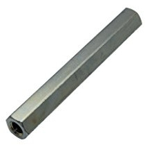 10X 1213X100 Distanzmuffe mit Gewinde Innengew: M8 100mm sechskant Stahl DREMEC