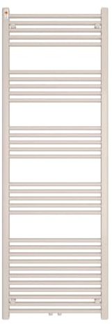 Badheizkörper Weiß 600x1750 mm – Handtuchheizkörper mit Mittelanschluss – Design Heizkörper Badezimmer – Wandheizkörper Stahl – Handtuchtrockner & Raumheizung
