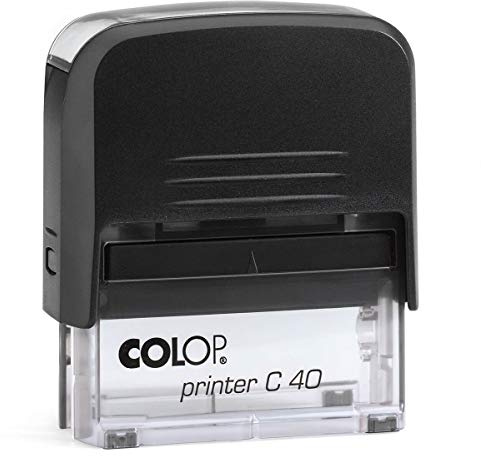 Stämpel Printer Compact Pro 50 | med individuell textplatta/logotyp | textstämpel, adressstämpel, företagsstämpel, namnstämpel | 30 x 69 mm – 7 rader
