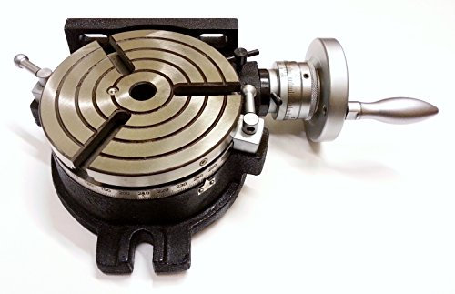 Horizontal Vertical HV6 Rotary Table 6 / 150MM - 3 Slot For Milling Machine