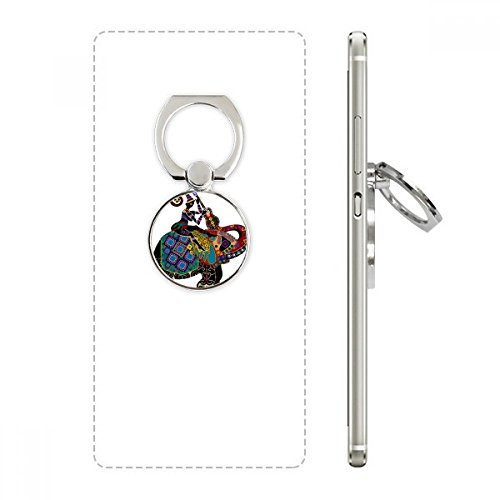 DIYthinker Elephant Trekking China Minority Dressing Totem Cell Phone Ring Stand Holder Bracket Universal Smartphones Support Gift