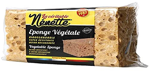 NENETTE Spugna Vegetale, color Multicolore, Taglia unica