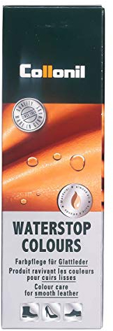 Collonil Waterstop Colours Schuhpflege für Glattleder 75 ml + Rema Ersatzschwammaufträger (457 Bordeaux-Mahagonie)