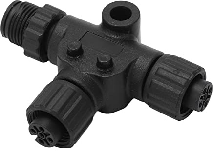 nmea 2000,für N2K T-Anschluss, für NMEA 2000 T-Anschluss 3 Port 5-poliges M12-Gewinde IP67 Wasserdicht für Garmin-Netzwerke
